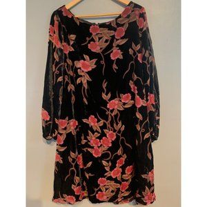 Jessica Howard - Velvet Floral Dress - 16